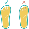 Wide, Foot-Shaped Toe Box
